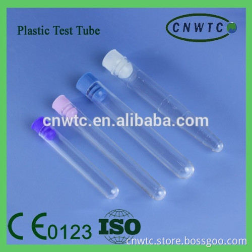 plastic round bottom test tube